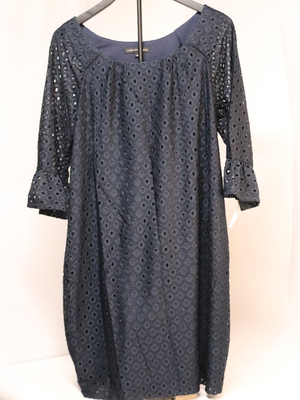 NWT Women's Chris McLaughlin Navy Dress Sz 16